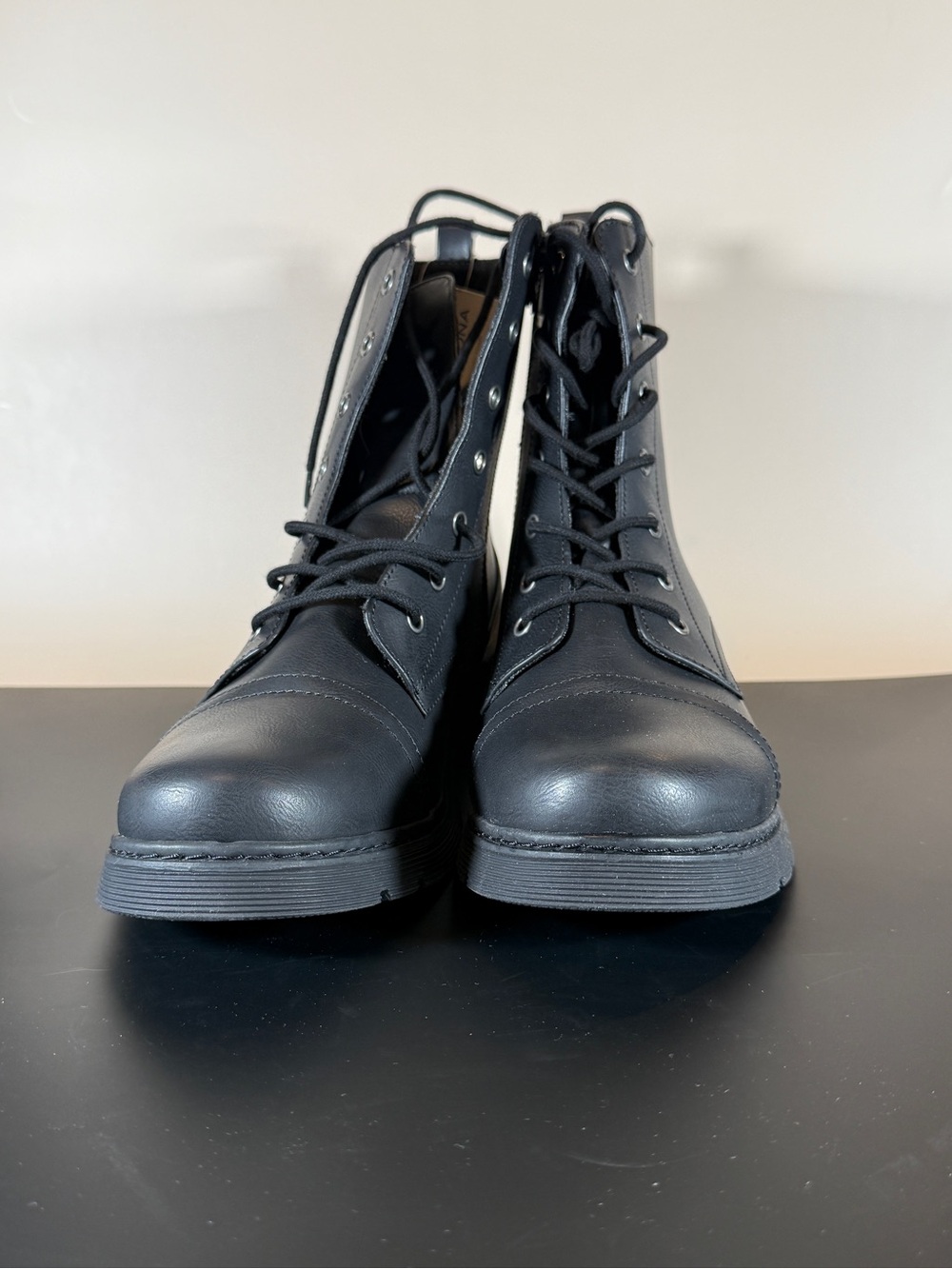 Arizona Jean Company Black Men's Lace-Up Combat Boots